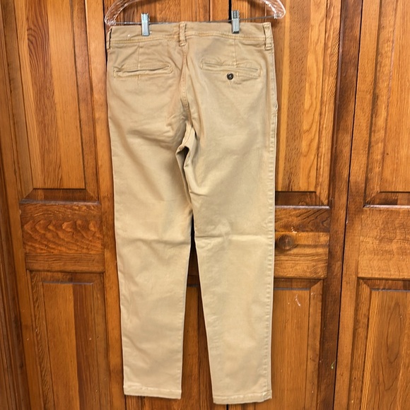 American Eagle Slim Straight Extreme Flex Khaki Chino Pants 29/32 Preowned - Picture 3 of 9